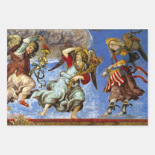 Engel von der Annahme und Ankündigung von Lippi Geschenkpapier Set (Vorderseite)