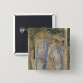 Engel von der Kapelle von St. Jean, 1347 Button (Vorne & Hinten)