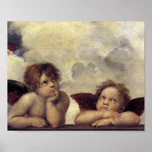 Engel von Raphael Poster