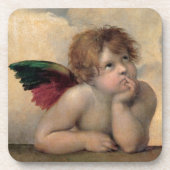 Engel von Sistine Madonna durch RAPHAEL Getränkeuntersetzer (Vorderseite)