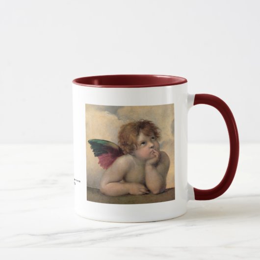 Engel von Sistine Madonna durch RAPHAEL Tasse (Rechts)