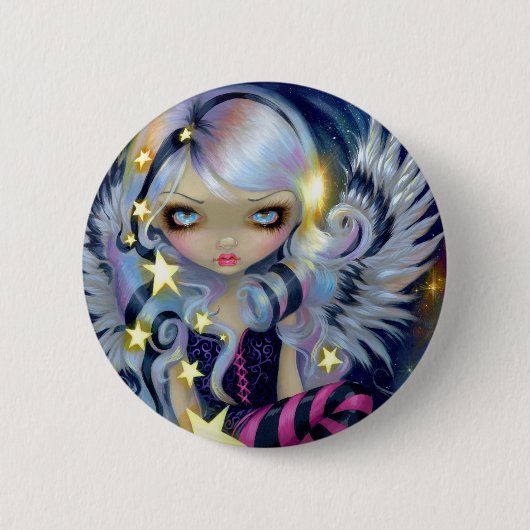 "Engel von Starlight" Knopf Button (Vorderseite)