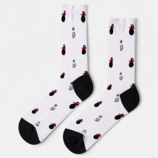 Engel vs. Teufel Katzen Socken