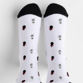 Engel vs. Teufel Katzen Socken (Oben)