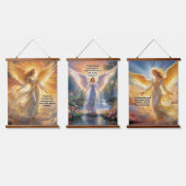 Engel Wandteppich Mit Holzrahmen (Dreifach)