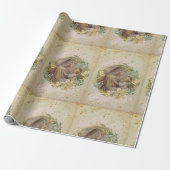 Engel Weihnachten Mutter und Kind Geschenkpapier (Ungerollt)