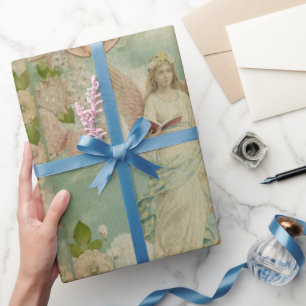 Engel Weihnachtsglocken Geschenkpapier