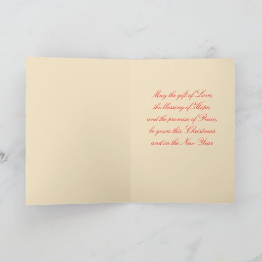 Engel Weihnachtskarten Feiertagskarte (Innenseite)