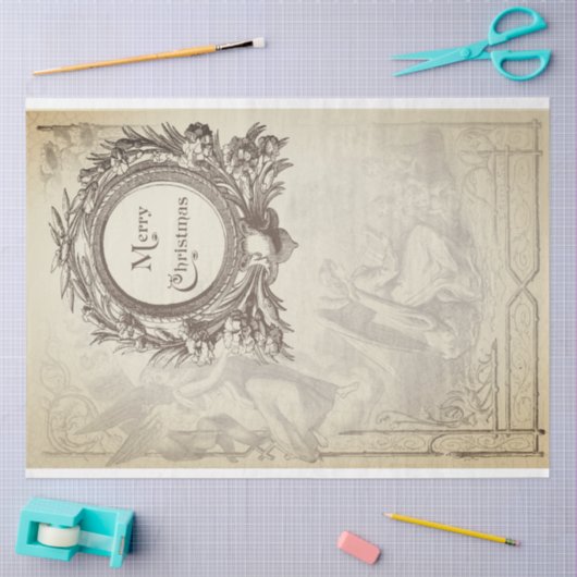 Engel Weihnachtsmöbeldekus Papier (Basteln)