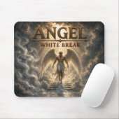 Engel Weiße Pause Dunkler Realismus Mousepad (Mit Mouse)