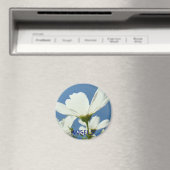 Engel! White Daisy Blume Wings Magnet Daisies (In Situ (Geschirrspüler))