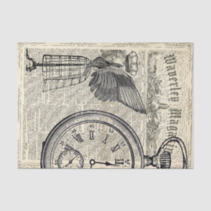 Engel Wings Eintagsfliege-Collage Seidenpapier