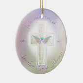 Engel Wings Erinnerungsgewohnheit Keramikornament (Rechts)