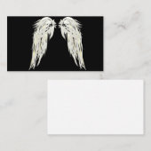 Engel Wings Feder-christliche Geschäfts-Karten Visitenkarte (Vorne/Hinten)