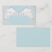 Engel Wings helle Reiki Visitenkarte (Vorne/Hinten)