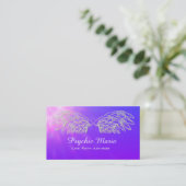 Engel Wings psychisches Medium-Visitenkarten Visitenkarte (Stehend Vorderseite)