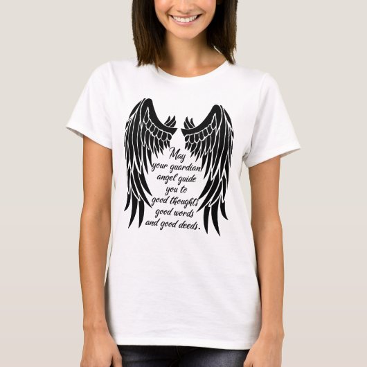 Engel Wings/Quote T-Shirt (Vorderseite)