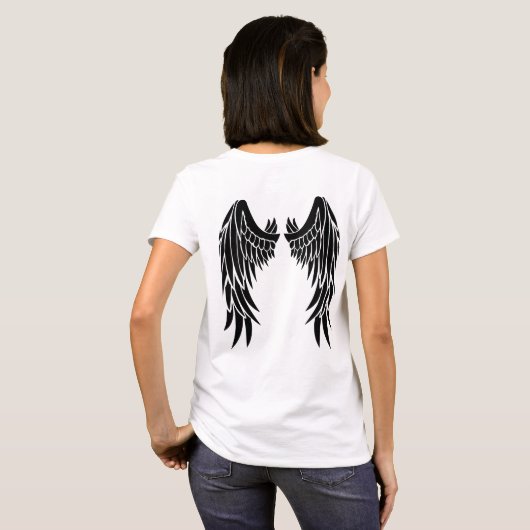 Engel wings T - Shirt (Schwarz voll)