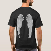 Engel Wings Weiß T-Shirt (Rückseite)