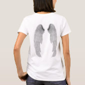 Engel Wings Weiß T-Shirt (Rückseite)
