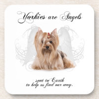 Engel Yorkie Untersetzer
