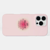 Engel Zahlen iPhone 16 Pro Max Hülle – Rosa Vibes (Rückseite (Horizontal))