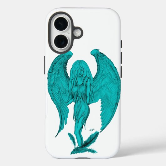 Engel, Zeichnend Stift Case-Mate iPhone Hülle (Rückseite)