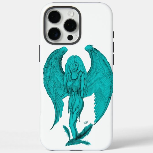 Engel, Zeichnend Stift Case-Mate iPhone Hülle (Rückseite)