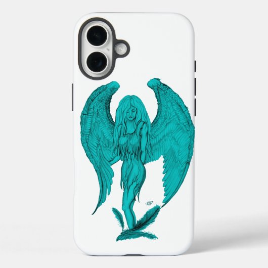 Engel, Zeichnend Stift Case-Mate iPhone Hülle (Rückseite)