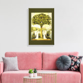 Engel Zeiten vorbei gewickelte Leinwand (Insitu (Wohnzimmer))