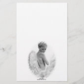 Engel zerreißt Briefpapier (Vorderseite)