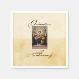 Engel zum 50. Jahrestag der Ordination in Altar Serviette