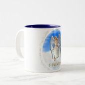 Engel Zweifarbige Tasse (Vorderseite Links)
