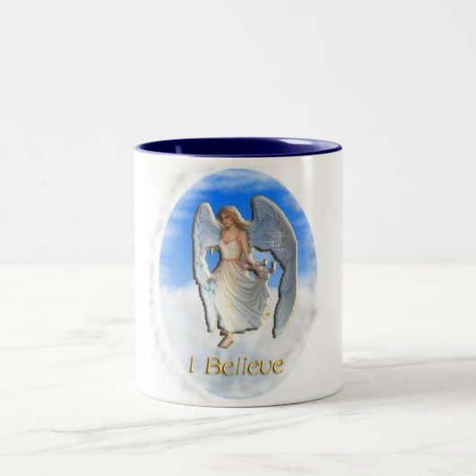 Engel Zweifarbige Tasse (Mittel)