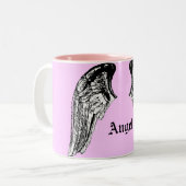 Engel Zweifarbige Tasse (Vorderseite Links)