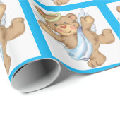 Engelbär Geschenkpapier (Rolleneckpunkt)