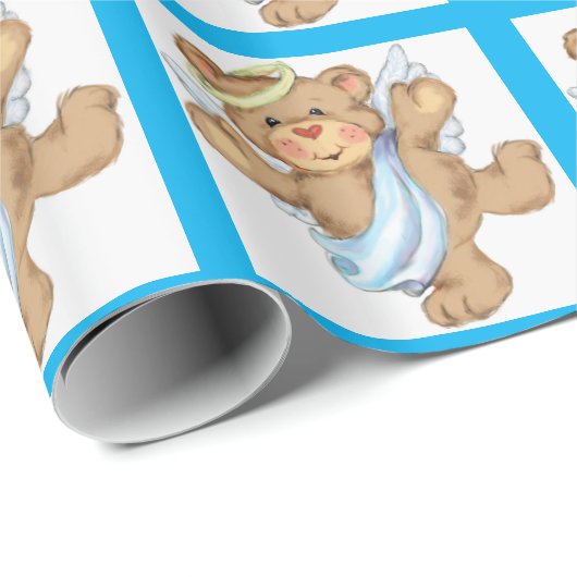 Engelbär Geschenkpapier (Rolleneckpunkt)
