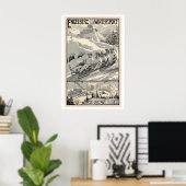 Engelberg Hotels Cattani Winter Sport Switzerland Poster (Heimbüro)