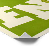 Engelberg, Schweiz, Skiposter Poster (Ecke)