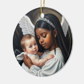 Engelchen Keramik Ornament (Links)