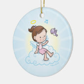 Engelchen Keramikornament (Links)