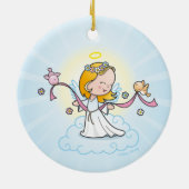 Engelchen Keramikornament (Hinten)