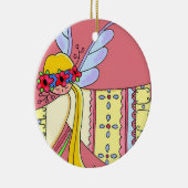 Engelchen Keramikornament (Rechts)