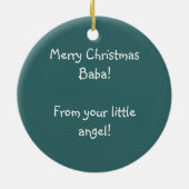 Engelchen Keramikornament (Hinten)