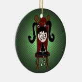 "Engelchen-" Verzierung Keramikornament (Rechts)