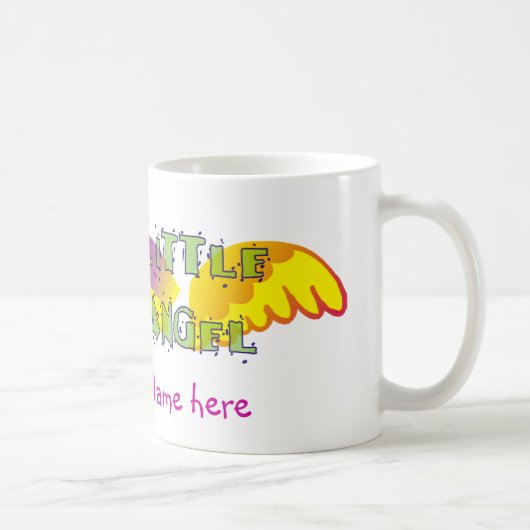 Engelchenschale mit Namen Kaffeetasse (Rechts)