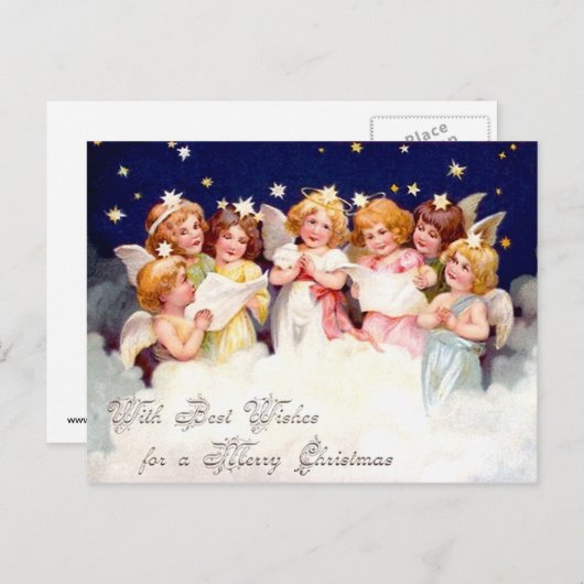 Engelchor Postkarte (Vorne/Hinten)