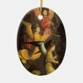 Engelchor von Simon Marmion, Kunst der Renaissance Keramik Ornament (Vorne)