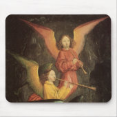 Engelchor von Simon Marmion, Kunst der Renaissance Mousepad (Vorne)