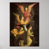 Engelchor von Simon Marmion, Kunst der Renaissance Poster (Vorne)